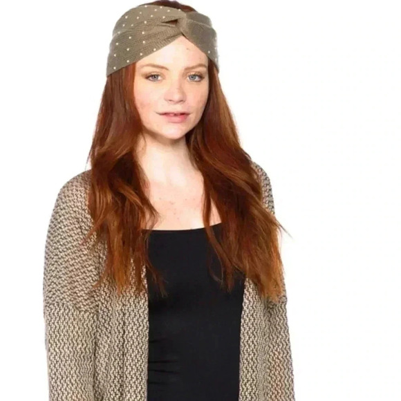 TAN HEADBAND - Picture 1 of 3